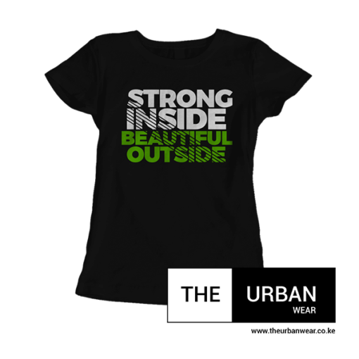 Strong Inside Beautiful Outside - Black