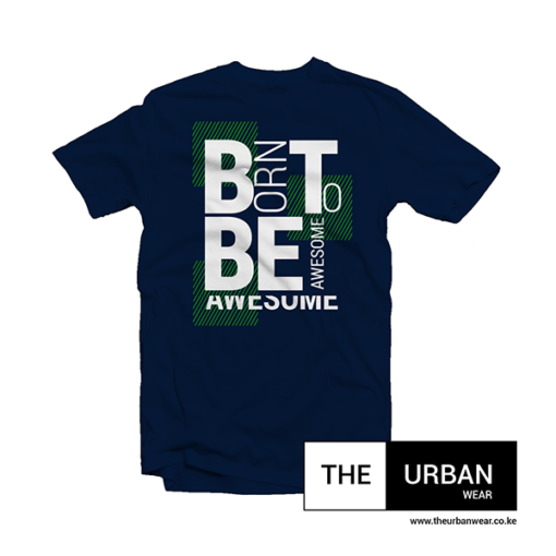 Born to be Awesome - Navy Blue