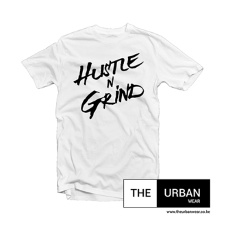 Hustle n Grind - White
