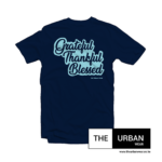Grateful Thankful Blessed - Navy Blue