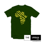 Africa - Zebra Print - Dark Green