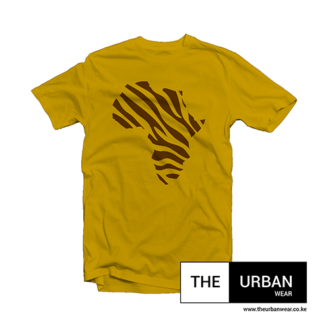 Africa - Zebra Print - Mustard