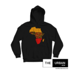Africa Print – Hoodie – Black