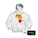 Africa Print – Hoodie – White