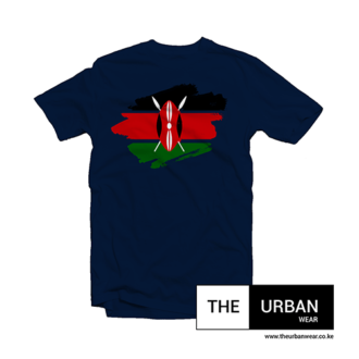 Kenya Flag - Navy Blue