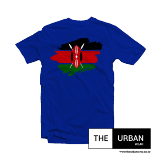 Kenya Flag - Royal Blue