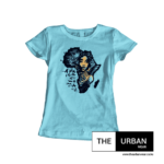 African Woman - Sky Blue