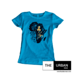 African Woman - Tee Blue
