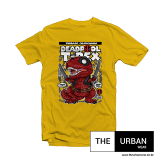 Deadpool Trex - Cartoon Character - Yellow
