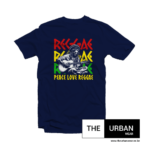 Peace Love Reggea - Navy Blue