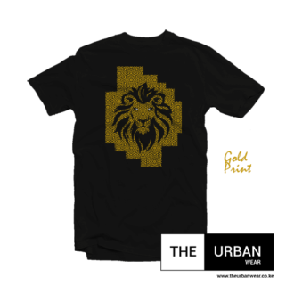 Lion - Black with Gold
