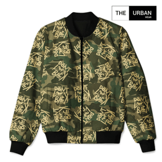 Don't Look Back - Bomber Jacket - Camouflage