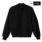 Bomber Jacket - Plain - Black