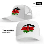 Kenya Flag – White – Trucker Hat
