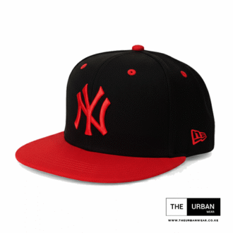 NY - Red Black - Snapback