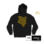 Kenya – Hoodie – Black with Gold