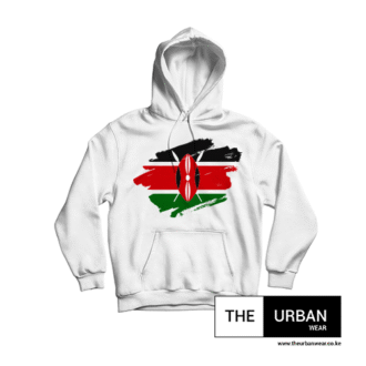 Kenya Flag – Hoodie – White