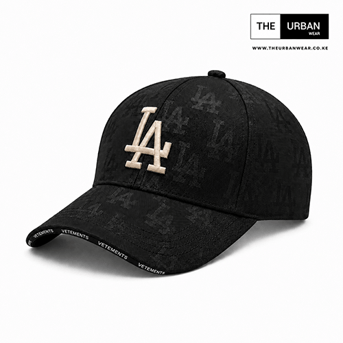 LA - Baseball Cap - Black