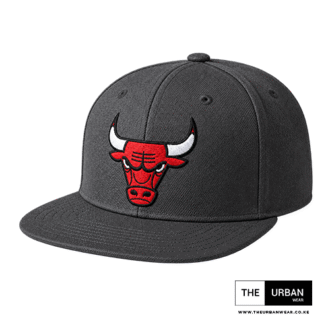 Bulls - Dark Grey - Snapback Cap